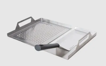 2-IN-1 GRILL TRAY MET SPATEL