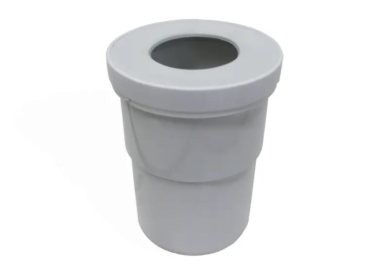 AANSLUITSTUK RECHT WC 90MM
