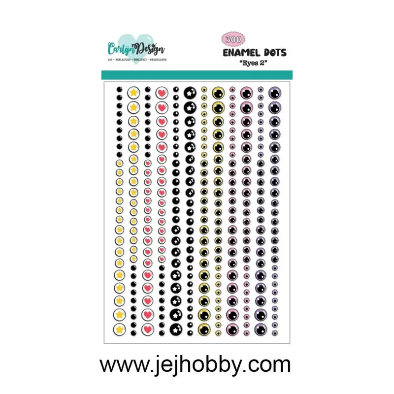 CDED-0014 enamel dots eyes 2
