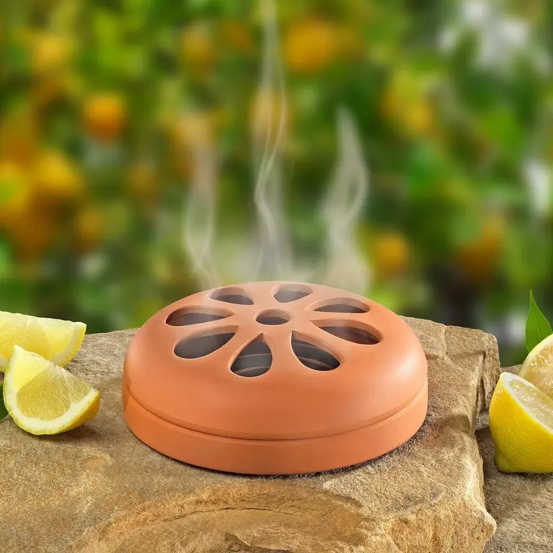 CITRONELLA SPIRALEN IN TERRACO