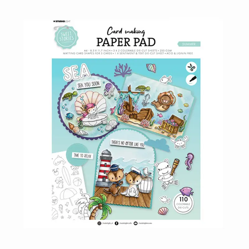 CMP43 Card Making Paper Pad Summer