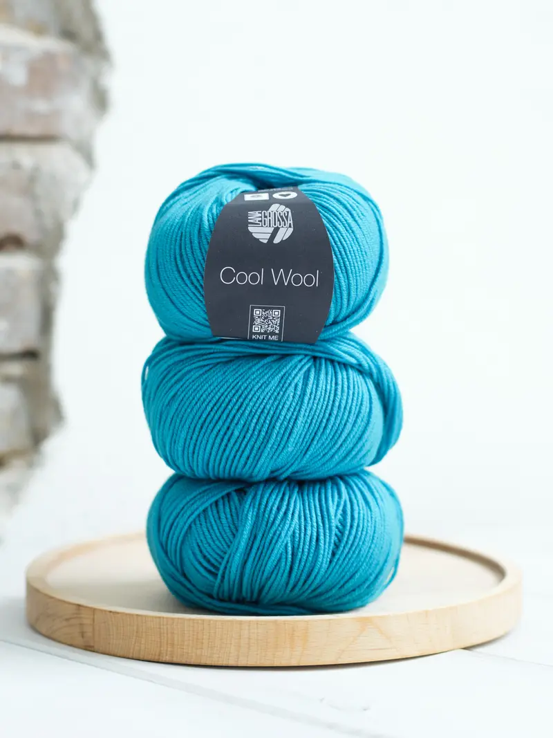 Cool Wool 502 Turquoise blauw