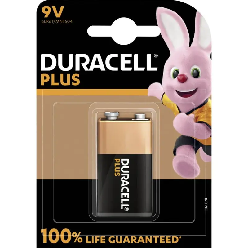 DURACELL 9V 100% 1ST