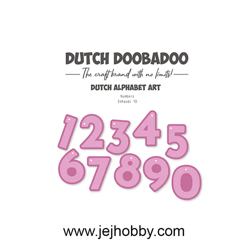 Dutch Alphabet art Numbers