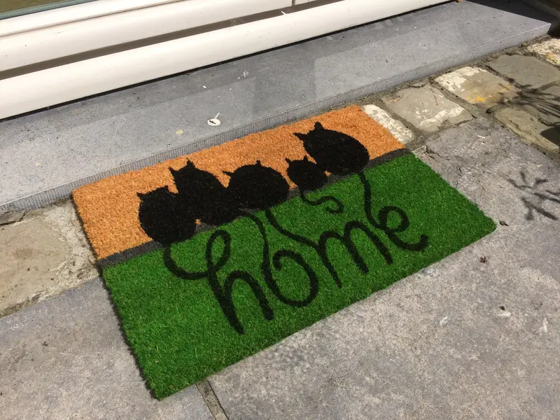 E-COCO PRINT WELCOME BORDER 40X60