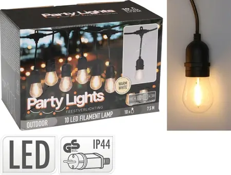 FEESTVERLICHTING 10 LED WW