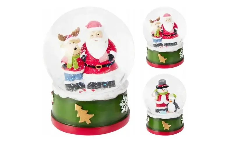KERST WATERBAL 14CM 2ASS D
