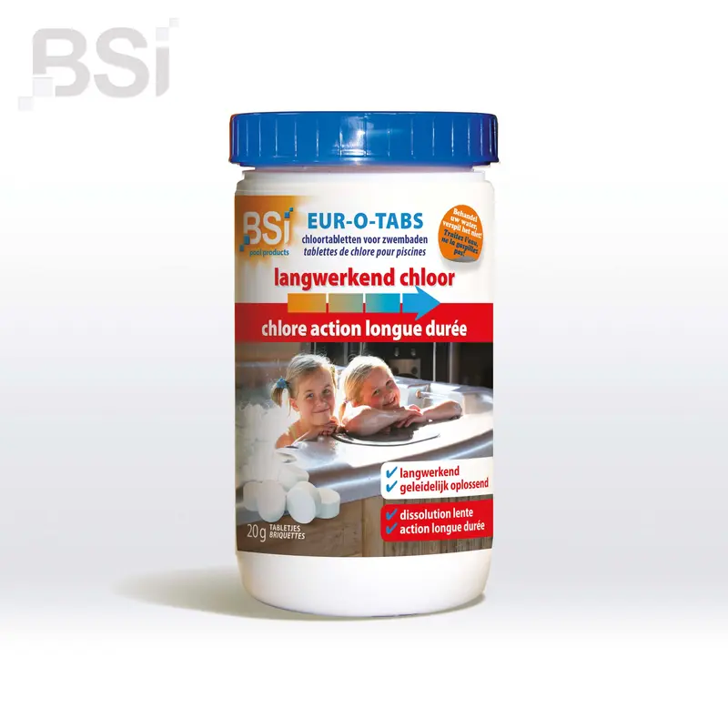 LANGWERKEND CHLOOR 1KG TABLET VAN 20G