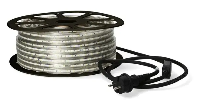 LED STRIPROL 50M MET STEKKER IP64