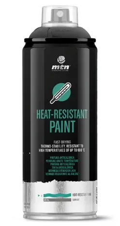 MTN PRO HEAT - RESISTANT PAINT BLACK 400ML