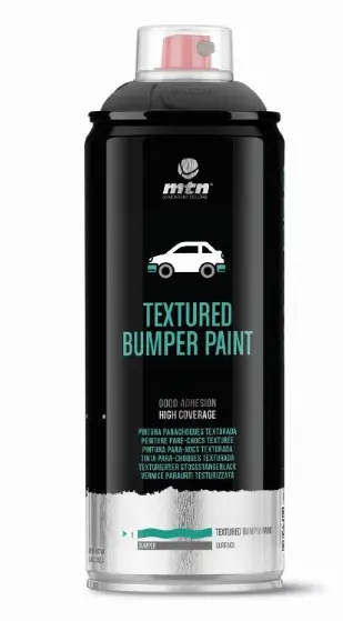 MTN PRO TEXTURED BUMPER PAINT BLACK 400ML