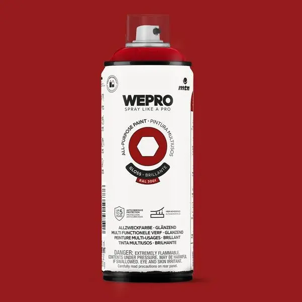 MTN WEPRO SOLVENT SEXY RED 400ML