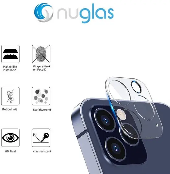NuGlas camera screenprotector - iPhone 12