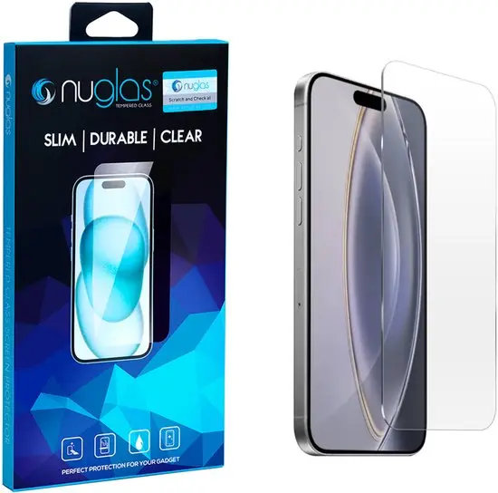 NuGlas screenprotector - iPhone 12 Mini - 2,5D glas