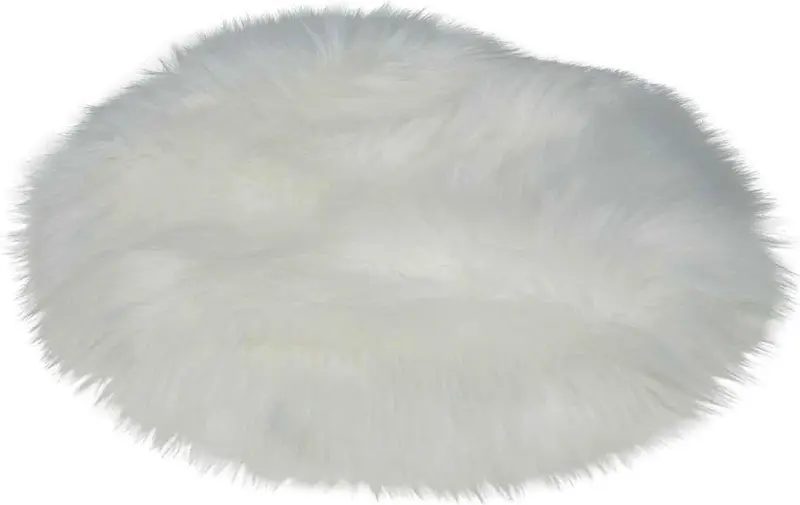 ONDERLEGGER FUR WIT D35XH1CM POLYESTER