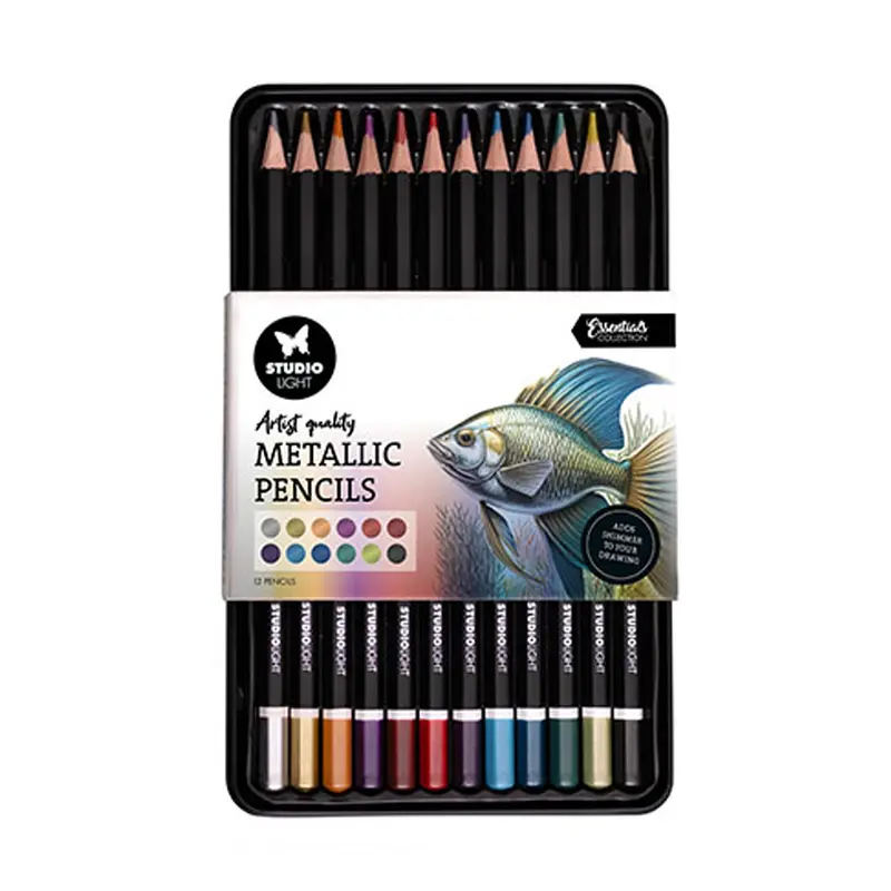 penc02 Metallic pencils - potloden