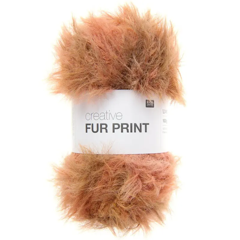 Rico Creative Fur Print Brown (001)