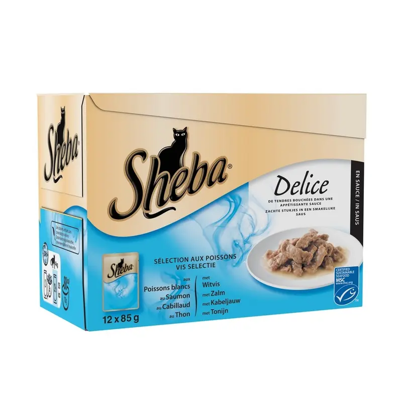 SHEBA 12X85G P MINIFILETS VIS