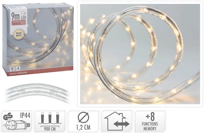 SLANGVERLICHTING LED 9M WW