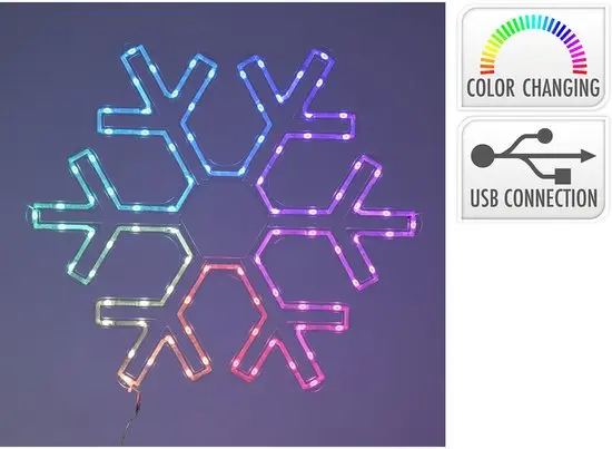 SNEEUWVLOK 96LED RGB