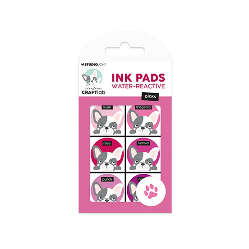 Studio light Ink Pads Water-reactive Pinks Essentials