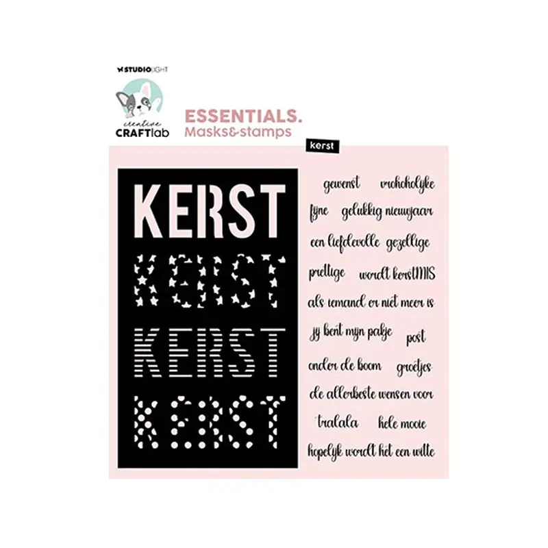 Studio Light Mask & stamps Kerst