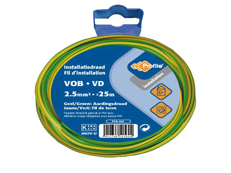VOB 2.5 GROEN 25M